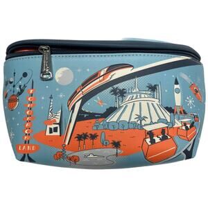New Disney Disneyland Tomorrowland Retro Loungefly Hip Fanny Pack Monorail